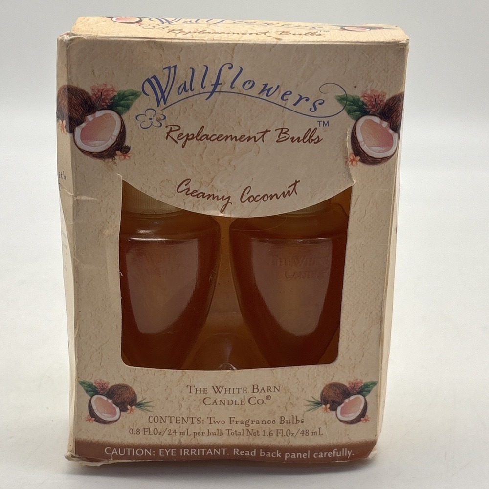 White barn creamy coconut wallflowers Discontinued 2 Pack